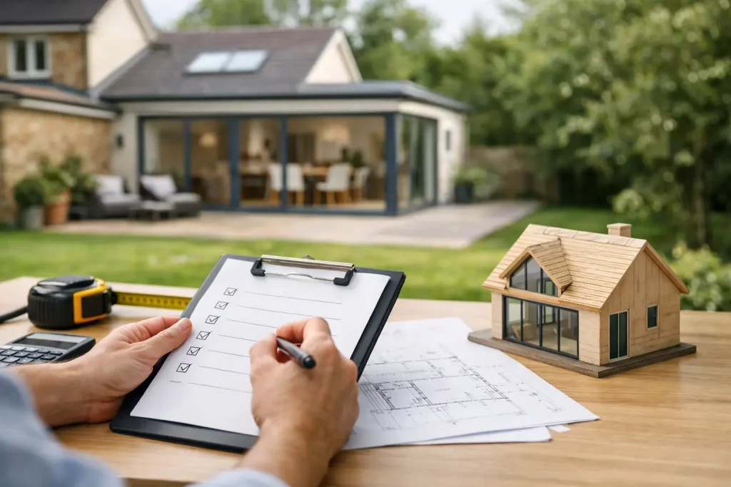 Extension Quotation Checklist for Homeowners