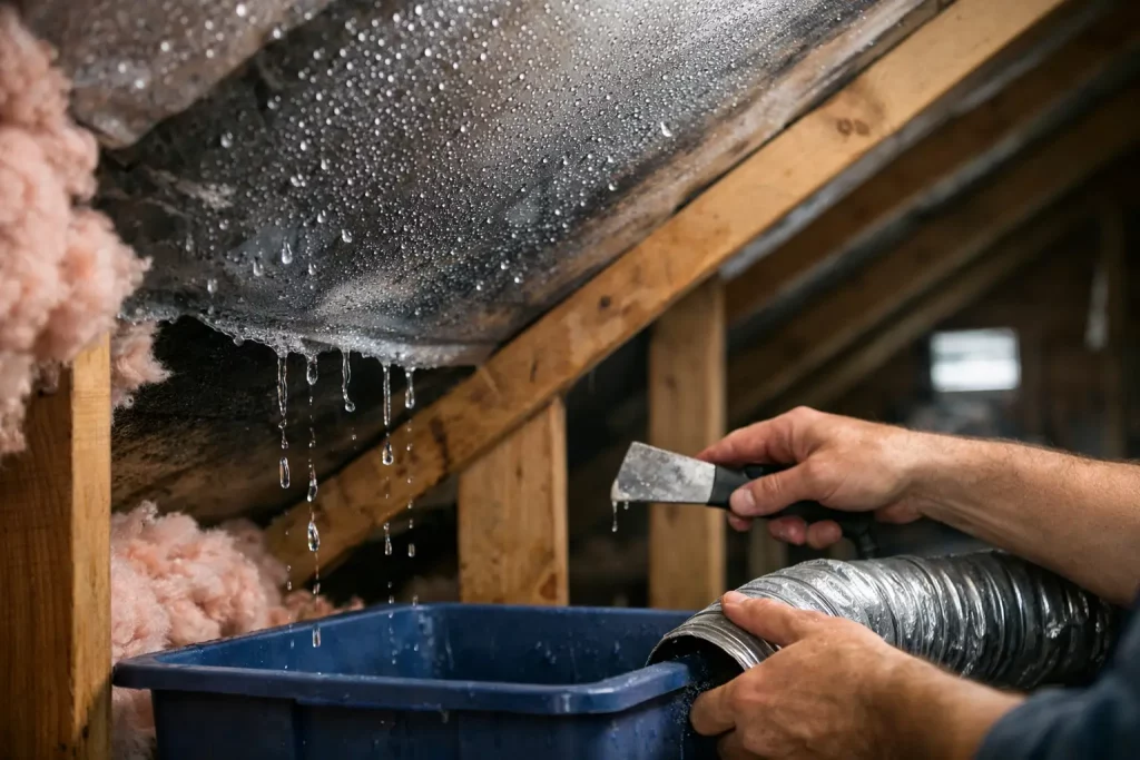Roof Condensation in Loft: How to Fix It