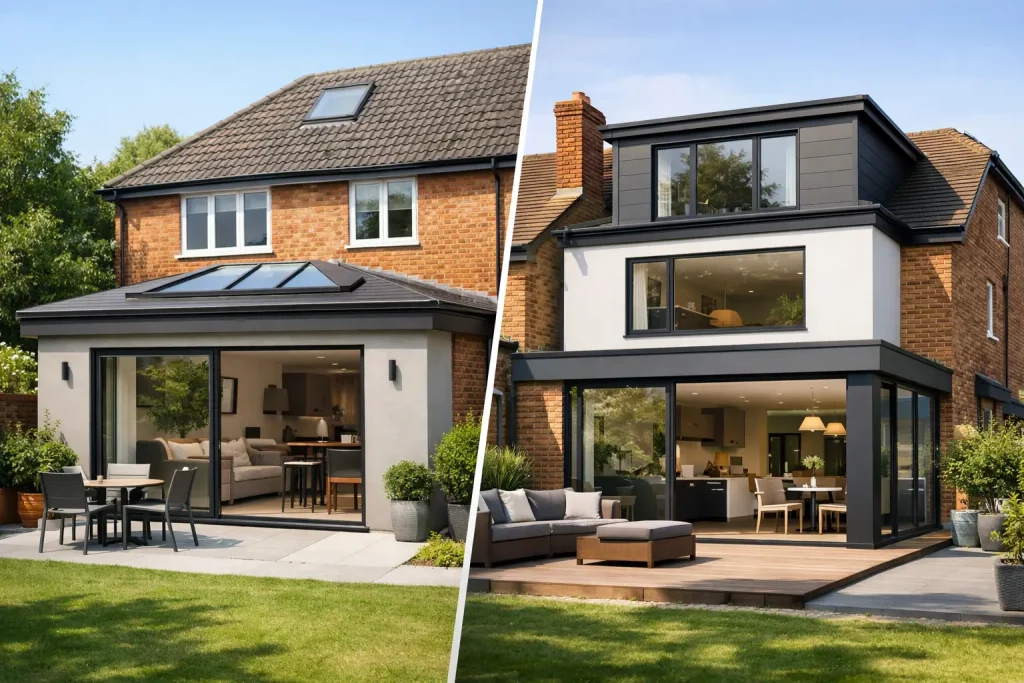 Single Versus Double Storey Extension Choices